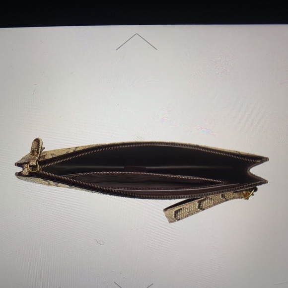 Gucci Python Men's bag / Wristlet with web NWT - Picture 6 of 6